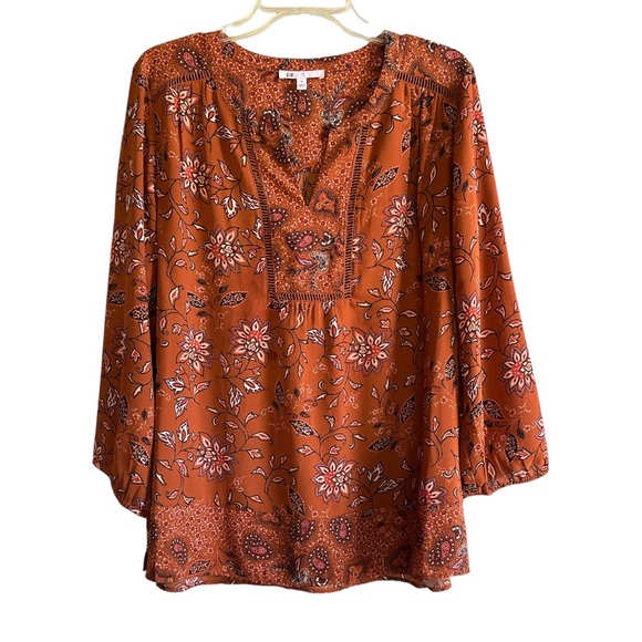 Blouse Femme Romeo & Juliet Couture - Motif Floral - Taille M - Peasant - NEUF
